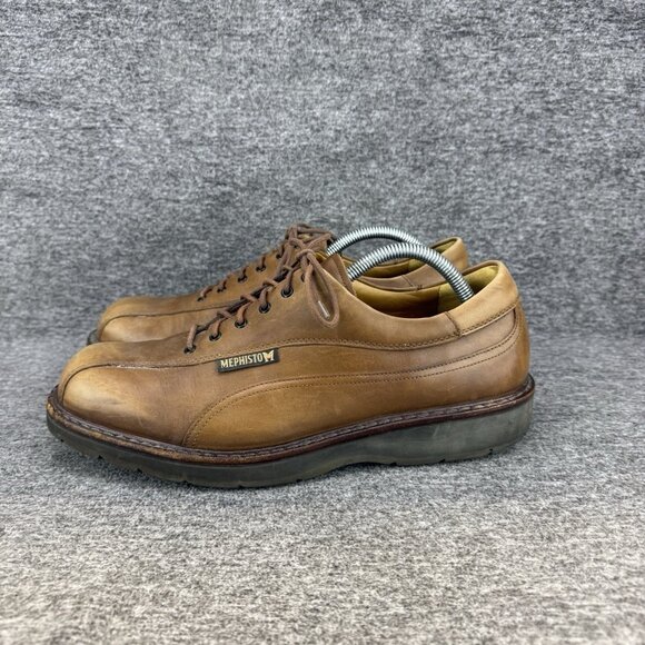 ✅Mens 9 Mephisto Oxfords Abel Air Relax Goodyear Welt Brown Leather Casual Shoes main image 11